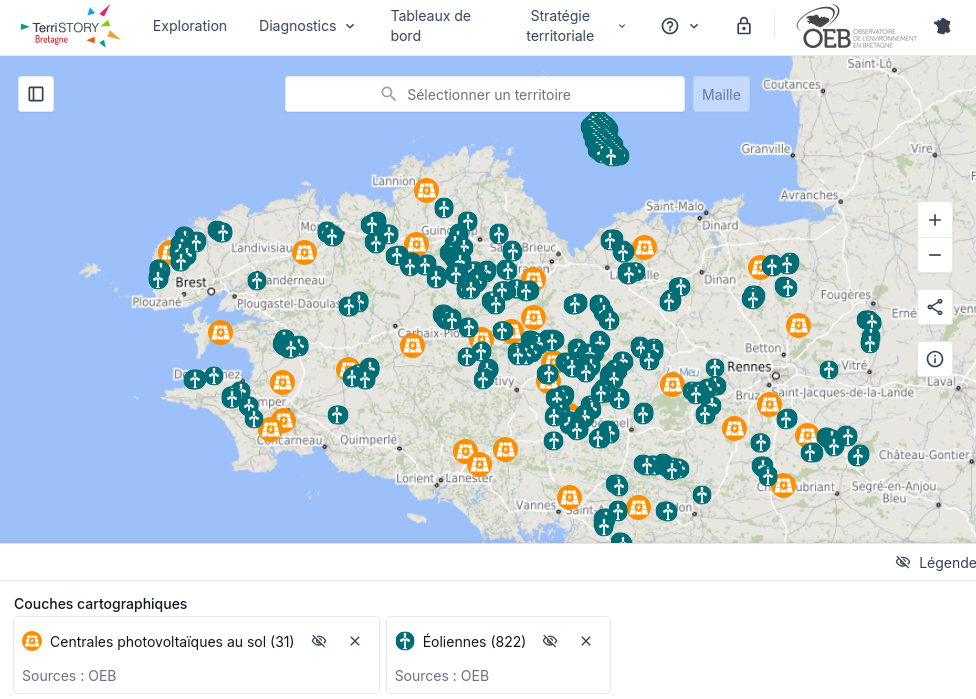 Compte pour l'échelle régionale