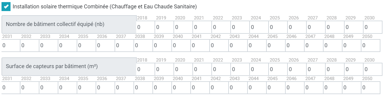 Installation solaire thermique combinée (ECS)