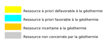 Légende de la cartographie